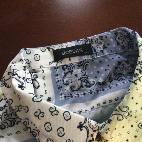 Mcedar Collection Vogues Short Sleeve Shirt …new with tags - Picture 2 of 8